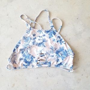Frankie's Bikinis high neck Marley bikini top